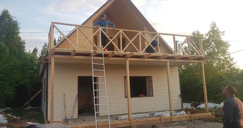 Мансардная крыша в Люберцах